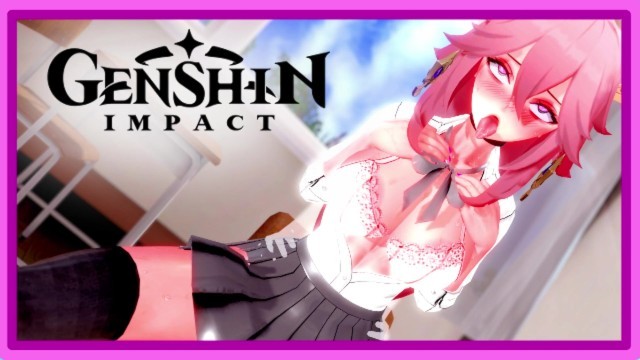 Genshin Impact - 穿校服的八重巫女
