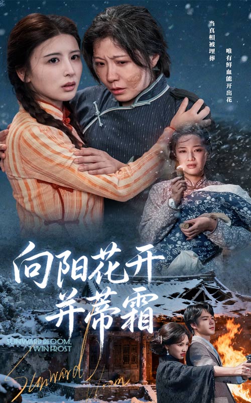 向阳花开并蒂霜